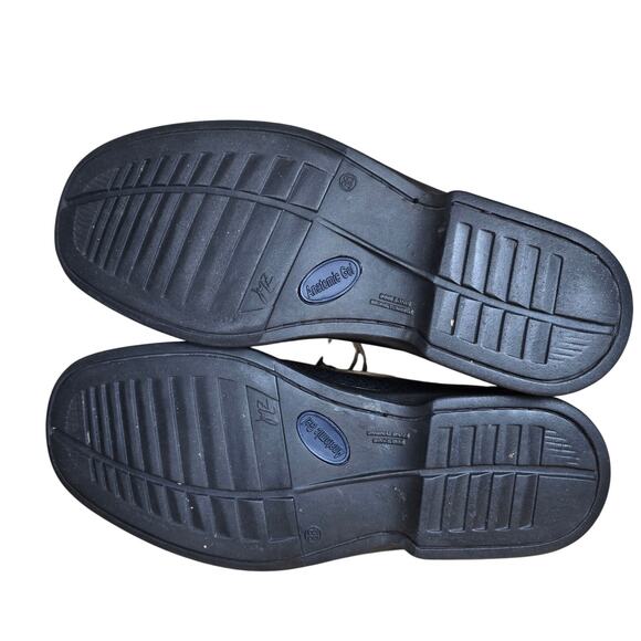 Sandro Moscoloni Vineyard 4046 Black Leather Mens 8 D Oxford Dress Shoes EUC - Picture 6 of 9